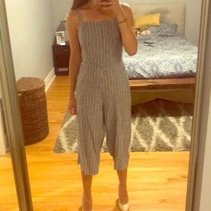 Old Navy Blue & White Striped Romper